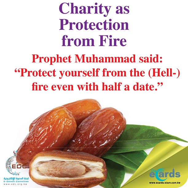 Charity as Protection from Fire