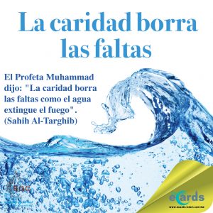 La caridad borra las faltas