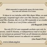 Allah raspunde rugilor