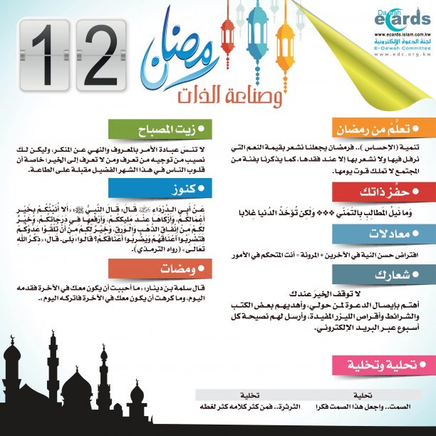 رمضان وصناعة الذات (12)