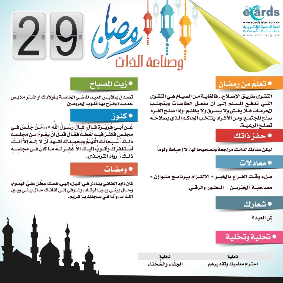 رمضان وصناعة الذات (29)