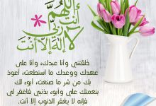 اللهم أنت ربي لا إله إلا أنت